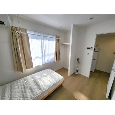 🔷🔹🔸🔶⭐25年12月新築♪⭐1K角部屋⭐2口コンロ・浴室乾燥機など設備充実が充実しています⭐【禁煙&Wi-Fi無料】⭐🔶🔸🔹🔷「K29」の間取り図