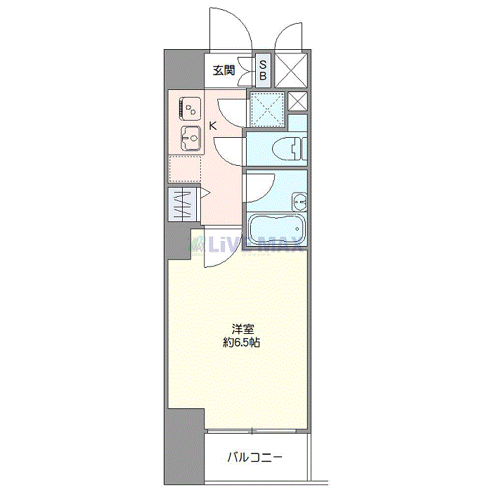 グッドステイ飯田橋△『禁煙ルーム・浴室乾燥付』【ベーシック】の物件間取り図