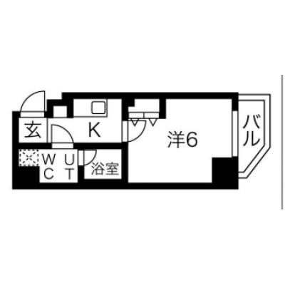 【🎍年末年始大感謝祭🎍】【禁煙🚭/Wi-Fi無料🌐】マイナビSTAYスタイル武蔵小杉　704の間取り図