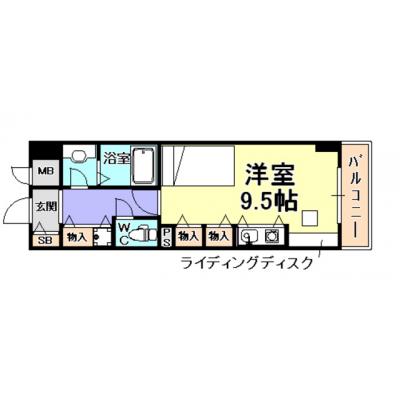 トラスト芦屋1【JR芦屋駅2分！利便性抜群です♪】の間取り図