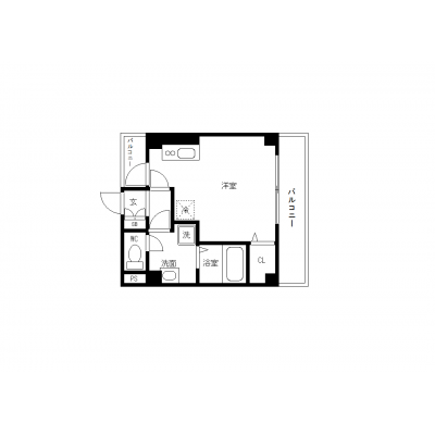 OneLife横浜反町デューク【▼バストイレ別、独立洗面台付】の物件間取り図