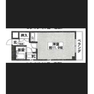 Wi-Fi無料 📶 名鉄岐阜駅徒歩５分 🚋１Ｆにオシャレなご飯屋さんアリ 🍙 最上階７階の広々11帖 🔶マンスリーベースＪＰ🔶　　【001】の物件間取り図