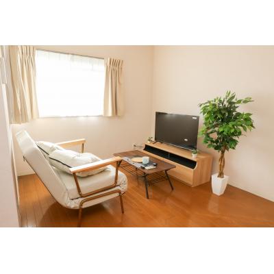 Wifi駐車場無料！広々1LDK!4名まで可！家具家電TM58 105号室の物件間取り図