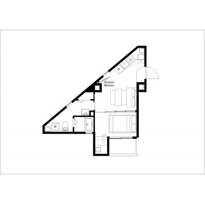 2023年築/曳舟駅徒歩7分のマンション！/家具・家電完備/MAT HIKIFUNE 201の物件間取り図