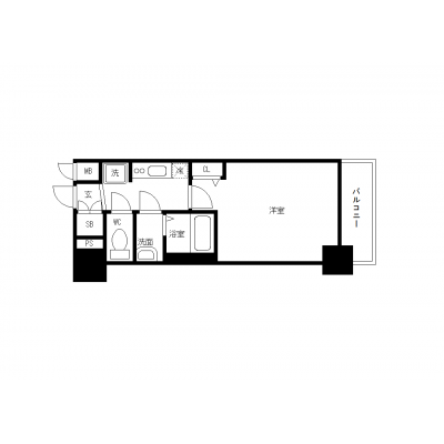 OneLife栄フロント【★築浅・Wi-Fi対応・設備充実】の間取り図