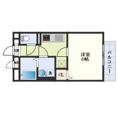 グッドステイ淡路駅東ハーモニーワン■【ハイクラス・設備充実】の間取り図