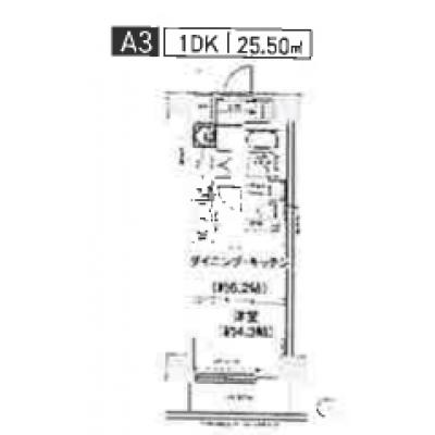 【✨🎁12月入居限定SALE🎁✨】【禁煙🚭/Wi-Fi無料🌐】マイナビSTAYアーバンスイート幡ヶ谷　406の間取り図