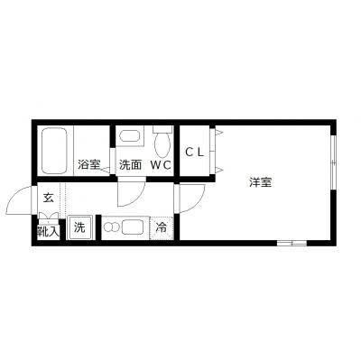 OneLife横浜線鴨居SOUTHダイム【★≪禁煙ルーム有≫築浅・Wi-Fi無制限】の間取り図