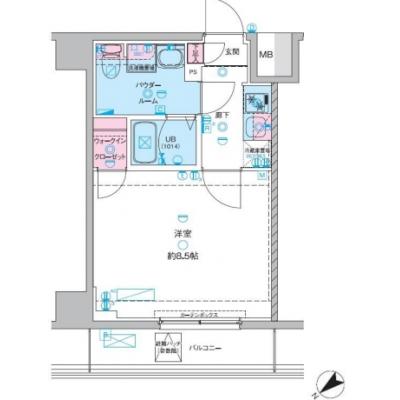 【🎍年末年始大感謝祭🎍】【禁煙🚭/Wi-Fi無料🌐】マイナビSTAYステーションリンク青砥　302の間取り図