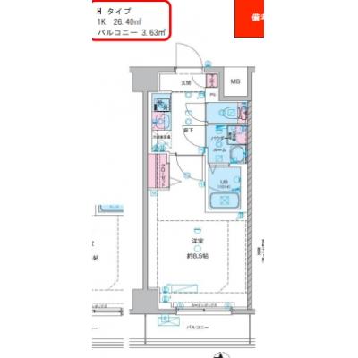 【🎍年末年始大感謝祭🎍】【禁煙🚭/Wi-Fi無料🌐】マイナビSTAYステーションリンク青砥　509の間取り図