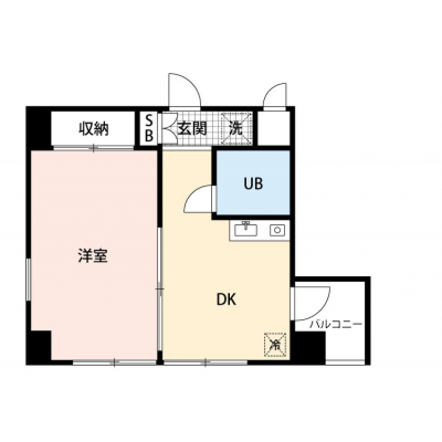 【🎍年末年始大感謝祭🎍】【禁煙🚭/Wi-Fi無料🌐】マイナビSTAYザ・レジデンス森下　302の間取り図