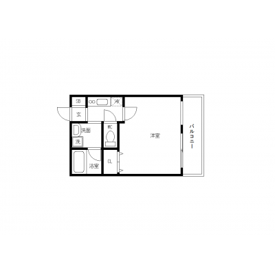 OneLife広島ローザ＜TYPE1＞【★浴室乾燥機・洗浄付き便座付き】の物件間取り図