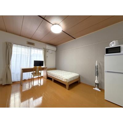 🔷🔹🔸🔶⭐駐車場付き🚙⭐つくば駅徒歩圏内⭐1Kタイプ⭐軽量鉄骨造⭐【禁煙&Wi-Fi無料】⭐🔶🔸🔹🔷「T13」の物件間取り図