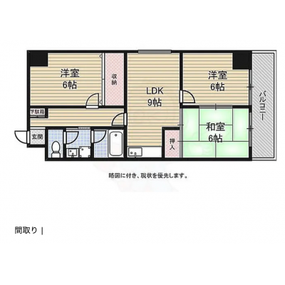 マンスリー　大国町　　　※大国町駅まで徒歩5分・ファミリー最適・ゆったりできる※の物件間取り図