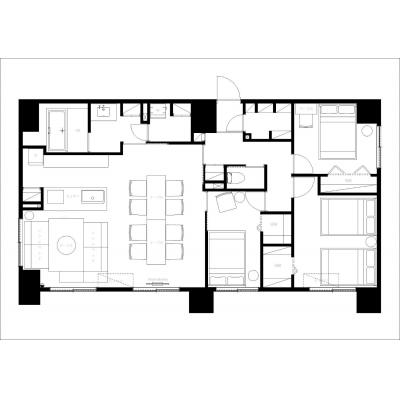 西11丁目駅から徒歩２分！通勤、通学、お出かけなどすべてが楽な好立地！/S-RESIDENCE円山鳥居前 1001の間取り図