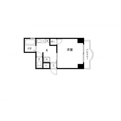 OneLife平和記念公園前【★バストイレ別】の物件間取り図