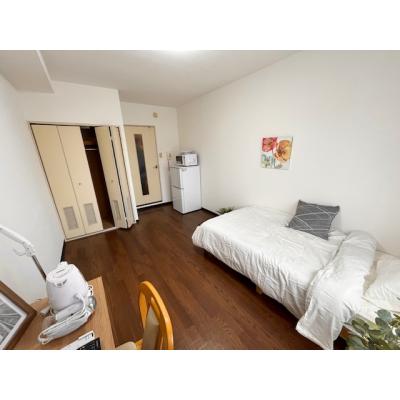 🌈新規オープンにつき表示賃料から半額！🌈　🚃箱崎宮前駅から徒歩９分🚃　💻無料Wi-Fi💻　イージーステイ箱崎５の物件間取り図