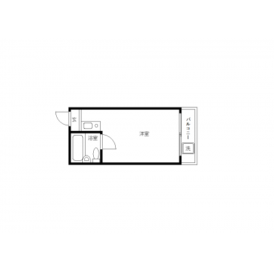 OneLife渋谷笹塚テルトル【▼▼3点ユニット】の間取り図