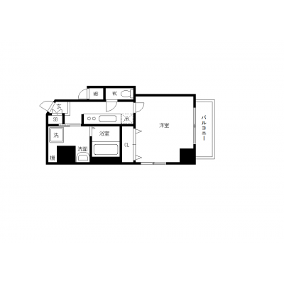 OneLife広島古市橋EAST【★駅近・独立洗面台・浴室乾燥機・設備充実】の物件間取り図