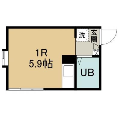 ピースフル五橋の間取り図