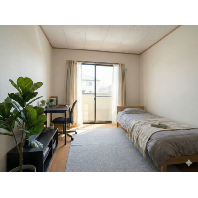 【三島駅9分】Wi-Fi無料・家具家電付｜出張向けの物件間取り図