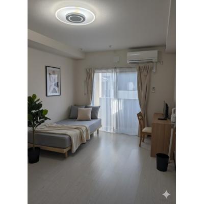 【駅徒歩2分】Wi-Fi＆家具家電付き出張向け[SZ007]の物件間取り図