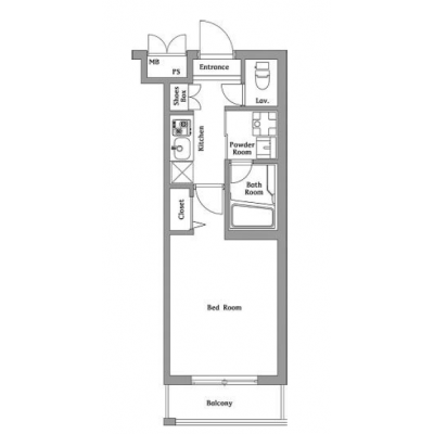 【🎍年末年始大感謝祭🎍】【禁煙🚭】マイナビSTAY羽田西糀谷　308の間取り図