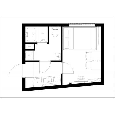2025年築/最寄り駅から徒歩7分！/明るいお部屋/家具家電完備/セキュリティ万全/リバティ 502の物件間取り図