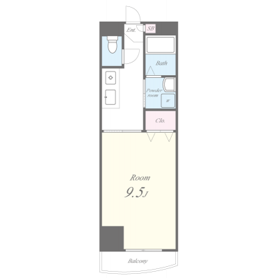 セイワマンスリー葵【禁煙🚭】【ネット無料】【宅配BOX有】【駐車場有】の物件間取り図