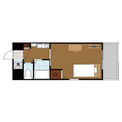 BraTTo堺筋本町EAST【家具家電新品🤩】堺筋本町駅から4分｜家具家電一式｜出張歓迎｜の間取り図