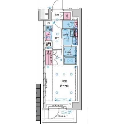 【🎉初期費用オフ｜お得なキャンペーン】【禁煙🚭/Wi-Fi無料🌐】マイナビSTAY西新井2　601の物件間取り図