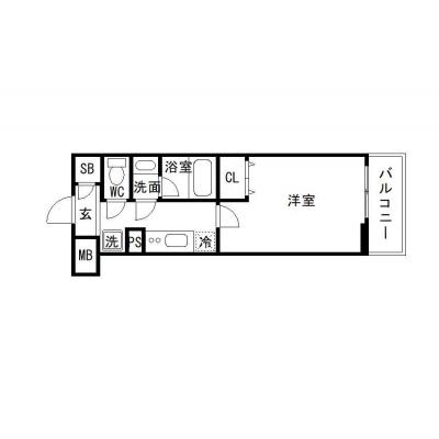 OneLife志村坂上＜TYPE2＞【▼室内見学可（※空室状況により、応相談）■Wi-Fi無制限《1LDKの広々空間！》】の物件間取り図