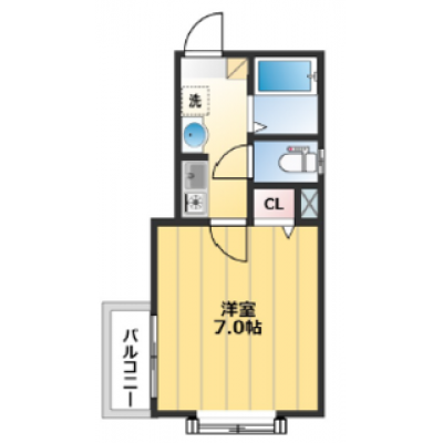 【キャンペーン価格適用中！】リスポーン川越09【本川越駅 徒歩8分！Wi-Fi付、オートロック付】の物件間取り図