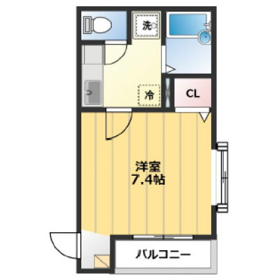 【キャンペーン価格適用中！】リスポーン川越14【本川越駅 徒歩10分！Wi-Fi付、宅配BOX付、オートロック付】の物件間取り図