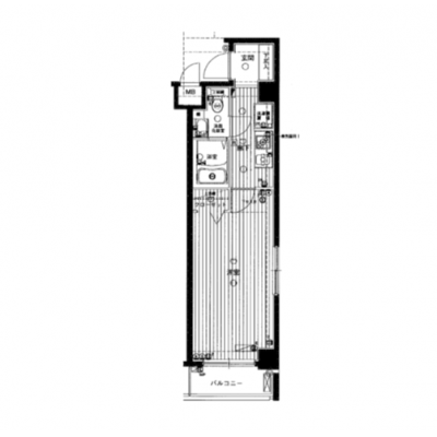 【🎍年末年始大感謝祭🎍】【禁煙🚭】マイナビSTAYセレニティヒルズ品川東大井キャナルサイド　502の間取り図
