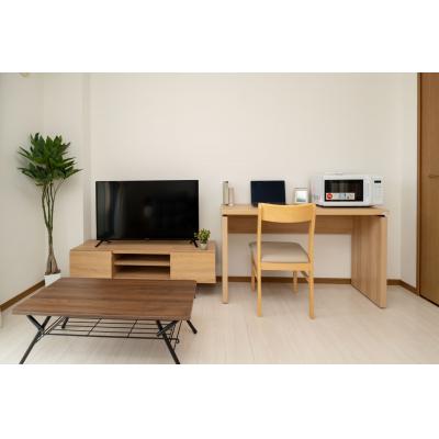 ✨沼津駅徒歩11分👫コンビニ徒歩2分✨家具家電付🏡103号室TM90の間取り図