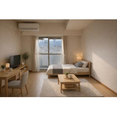 家具家電付き✨大津駅徒歩7分🚉大津赤十字病院近く🏥いちばんちマンスリー大津駅前2の物件間取り図