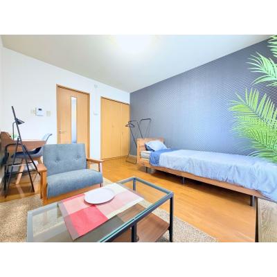 グランマンスリー水戸元吉田町R102【ヨークタウン水戸まで車で５分！国道５０号へのアクセス良好☆駐車場利用可能☆Wi-Fi無料】の物件間取り図