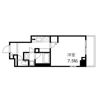 OneLife住吉扇橋コート【▼バストイレ別・独立洗面台付、▼オートロック有】の物件間取り図