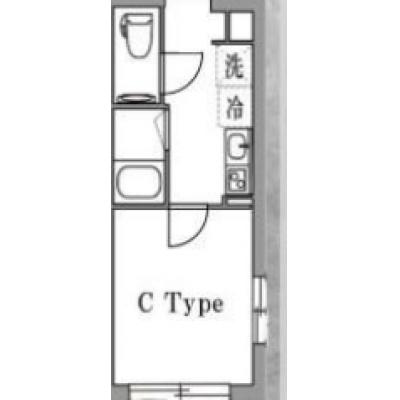 【60日以上の利用でお得🌈】【禁煙🚭/Wi-Fi無料🌐】マイナビSTAYブロッサム武蔵小杉　402の物件間取り図