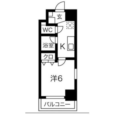 【🌷新生活応援キャンペーン🌷】【禁煙🚭】マイナビSTAYオアシス大宮　601の物件間取り図