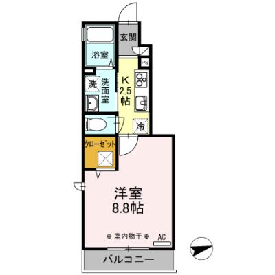 ヴェルサン調布の物件間取り図