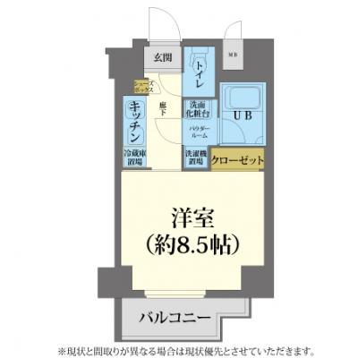 📒出張・研修・転勤等ご相談下さい『大幅割引中』 🖊アスヴェル梅田北［No.1242070］の間取り図