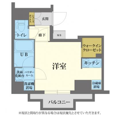 📒出張・研修・転勤等ご相談下さい『大幅割引中』 🖊 アスヴェル梅田北［No.1244070］の間取り図