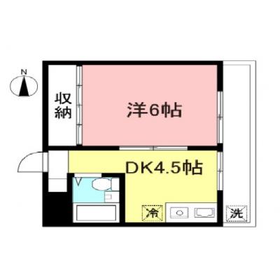 東都マンスリーエール下高井戸【２名入居可！WiFi無料！】の間取り図