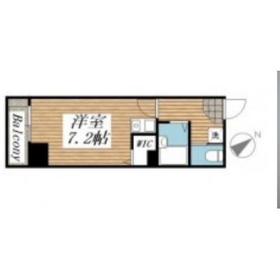 【🌷新生活応援キャンペーン🌷】【禁煙🚭/Wi-Fi無料🌐】マイナビSTAYミライエ新橋汐留メゾン　403の物件間取り図