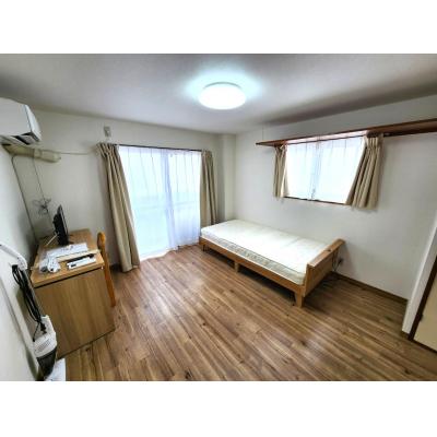 🔷🔹🔸🔶⭐「北松戸」駅🚃徒歩2分の好立地！⭐1Rタイプ⭐鉄骨造のお部屋⭐【禁煙&Wi-Fi無料】⭐🔶🔸🔹🔷「M4」 の物件間取り図