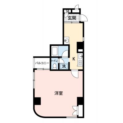 【🌷新生活応援キャンペーン🌷】【禁煙🚭】マイナビSTAYザ・レジデンス森下　505の物件間取り図