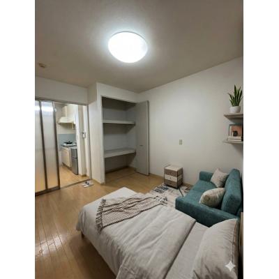 🔷🔹🔸🔶⭐駐車場付き🚙⭐ウォシュレット⭐1Kタイプ⭐軽量鉄骨造⭐【禁煙&Wi-Fi無料】⭐🔶🔸🔹🔷「T15」の間取り図