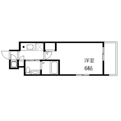 OneLife京橋NORTH【▼バストイレ別、浴室乾燥機付き】の物件間取り図